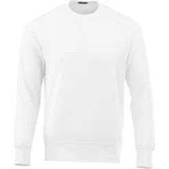 Elevate Men's White Krueger Fleece Crew