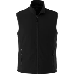 Elevate Men's Black Tyndall Polyfleece Vest