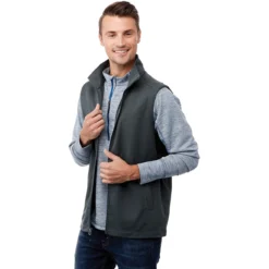 Elevate Men's Grey Storm Boyce Knit Vest -Elevate TM18504 991 HTS