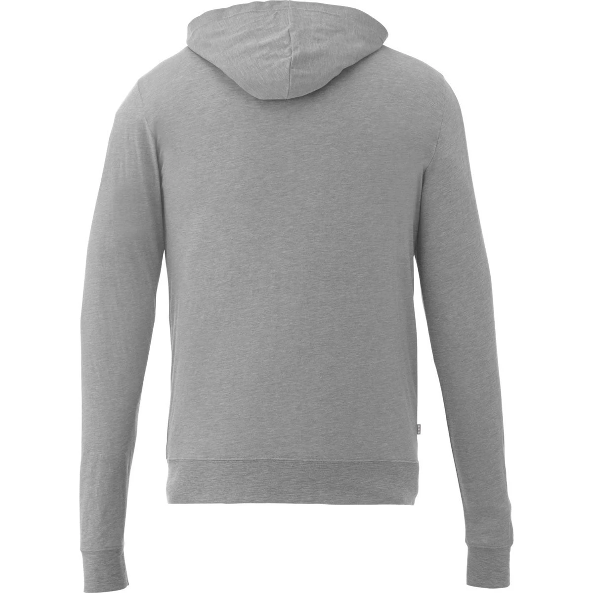 Elevate Men's Heather Grey Garner Knit Full Zip Hoodie 2 Elevate Men's Heather Grey Garner Knit Full Zip Hoodie - Image 2