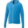 Elevate Men's Olympic Blue Heather Garner Knit Full Zip Hoodie