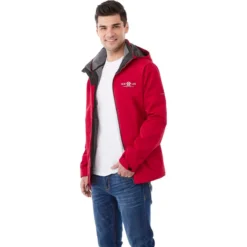 Elevate Men's Team Red/Heather Dark Charcoal Arlington 3-in-1 Jacket -Elevate TM19307 Team Red Heather Dark Charcoal HTS