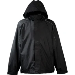 Elevate Men's Black Valencia 3-in-1 Jacket