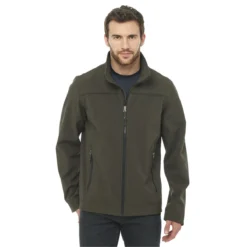 Elevate Men's Amazon Green Vernon Softshell Jacket -Elevate TM19350 Amazon Green HTF