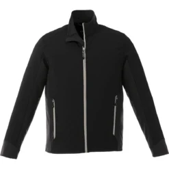Elevate Men's Black Sopris Softshell Jacket