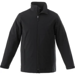 Elevate Men's Black Lawson Insulated Softshell Jacket