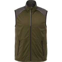 Elevate Men's Loden/Black Smoke Heather Nasak Hybrid Softshel Vest
