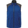 Elevate Men's Metro Blue/Black Smoke Heather Nasak Hybrid Softshel Vest