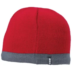 Elevate Team Red/Steel Grey Cogent Knit Beanie