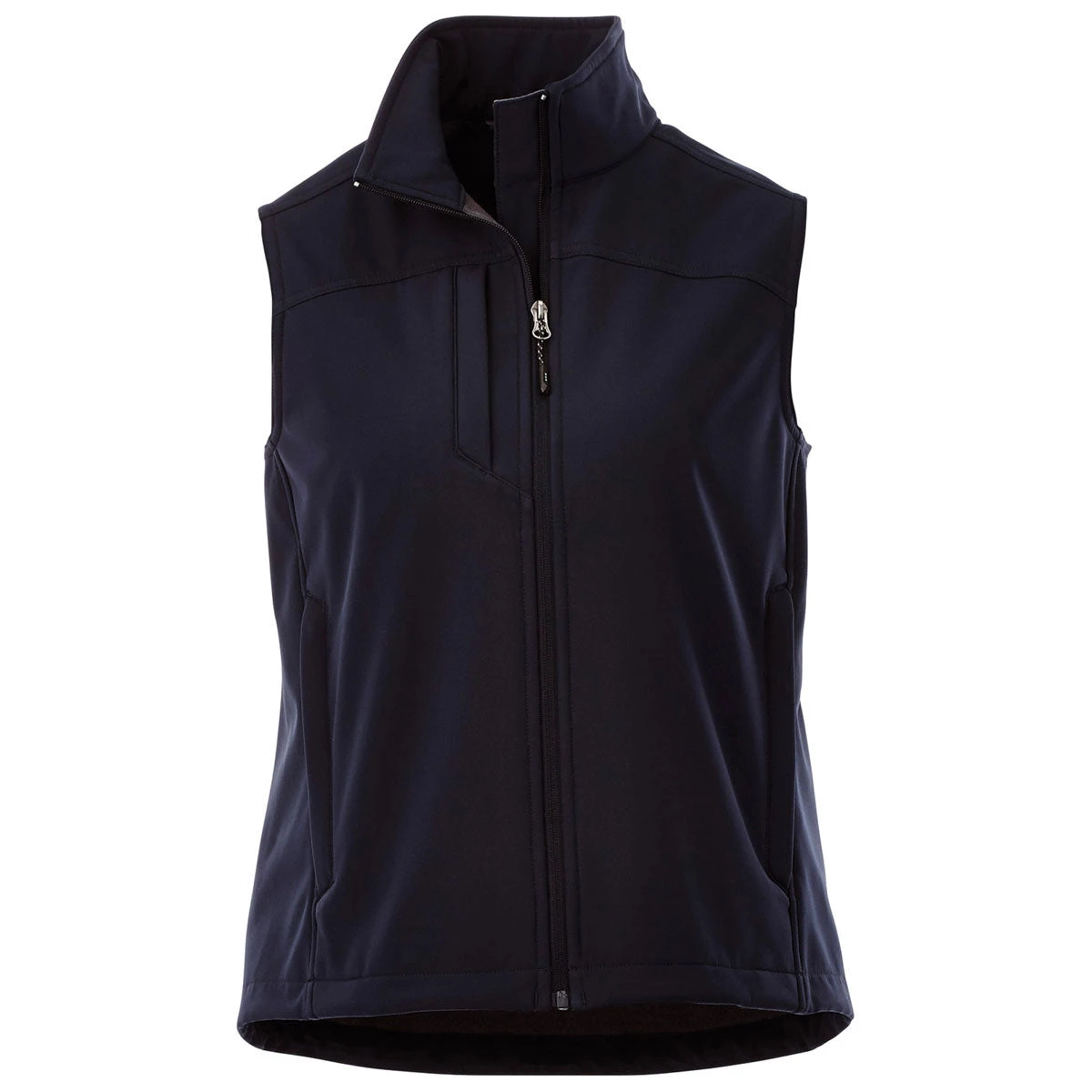 Elevate Women's Navy Stinson Softshell Vest 1 Elevate Women's Navy Stinson Softshell Vest