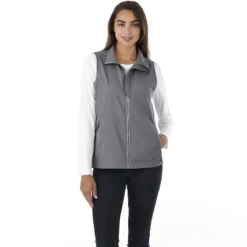 Elevate Women's Steel Grey Matsalu Lightweight Vest -Elevate TM92503 Steel Grey HTF