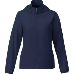 Elevate Women's Vintage Navy Toba Packable Jacket