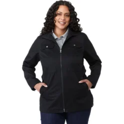 Elevate Women's Black Hardy Eco Jacket -Elevate TM92720 Black HTF