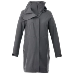 Elevate Women's Grey Storm Manhattan Softshell Jacket