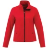 Elevate Women's Team Red Karmine Softshell Jacket