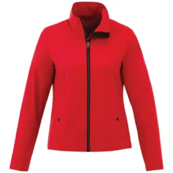 Elevate Women's Team Red Karmine Softshell Jacket