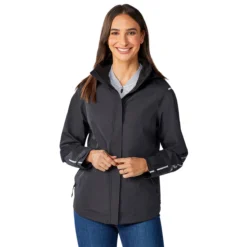 Elevate Women's Black Gearhart Softshell Jacket -Elevate TM92938 995 HTF