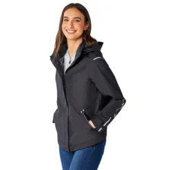 Elevate Women's Black Gearhart Softshell Jacket -Elevate TM92938 995 HTS