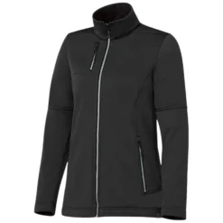 Elevate Women's Black Joris Eco Softshell Jacket -Elevate TM92940 Black S
