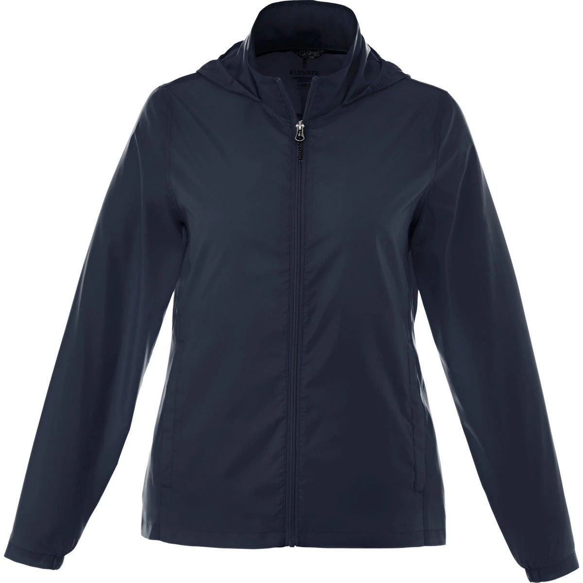Elevate Women's Navy Darien Packable Jacket 1 Elevate Women's Navy Darien Packable Jacket