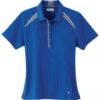 Elevate Women's New Royal Quinn Short Sleeve Polo