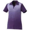 Elevate Women's Dark Plum Next Short Sleeve Polo