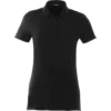 Elevate Women's Black Acadia Short Sleeve Polo