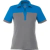 Elevate Women's Olympic Blue/Steel Grey Mack Short Sleeve Polo
