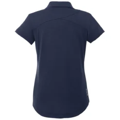 Elevate Women's Vintage Navy Amos Eco Short Sleeve Polo