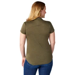 Elevate Women's Loden Amos Eco Short Sleeve Polo -Elevate TM96312 684 HTB