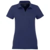 Elevate Women's Vintage Navy Somoto Eco Short Sleeve Polo