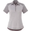 Elevate Women's Heather Grey/Quarry Sagano Short Sleeve Polo