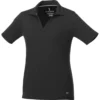 Elevate Women's Black Jepson Short Sleeve Polo