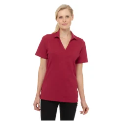 Elevate Women's Vintage Red Jepson Short Sleeve Polo -Elevate TM96608 Vintage Red HTF