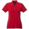 Elevate Women's Team Red Hakone Short Sleeve Polo