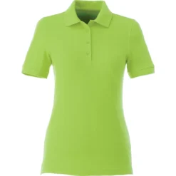 Elevate Women's Dark Citron Green Belmont Short Sleeve Polo