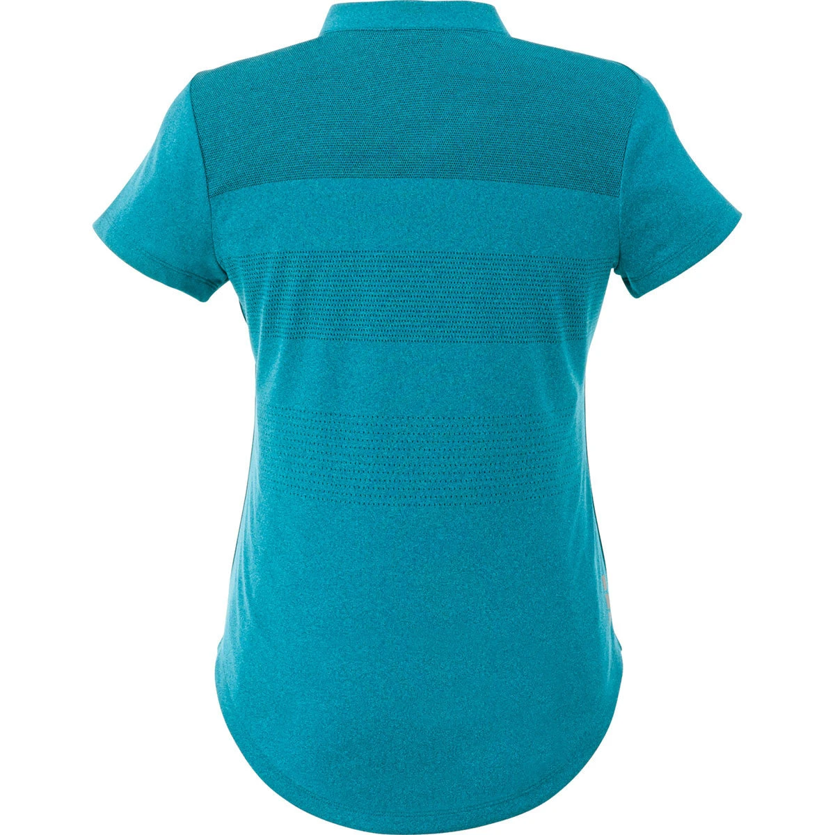 Elevate Women's Aspen Blue Heather Antero Short Sleeve Polo 2 Elevate Women's Aspen Blue Heather Antero Short Sleeve Polo - Image 2