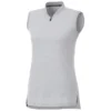 Elevate Women's Silver Heather Kinport Sleeveless Polo