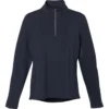 Elevate Women's Navy Caltech Knit Quarter Zip