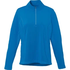 Elevate Women's Olympic Blue Caltech Knit Quarter Zip