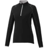 Elevate Women's Black Knew Knit Half Zip