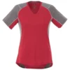 Elevate Women's Team Red/Steel Grey Taku Short Sleeve Tech Tee