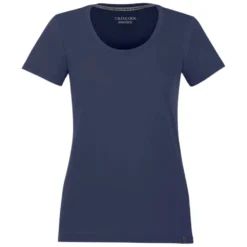 Elevate Women's Vintage Navy Somoto Eco Short Sleeve Tee