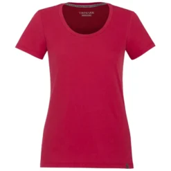 Elevate Women's Vintage Red Somoto Eco Short Sleeve Tee