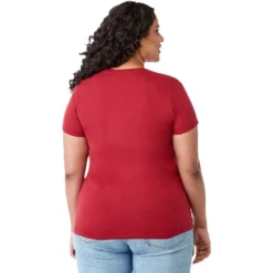 Elevate Women's Vintage Red Somoto Eco Short Sleeve Tee -Elevate TM97873 Vintage Red HTB