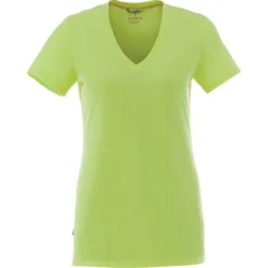Elevate Women's Apple Heather Sarek V-Neck Short Sleeve Tee