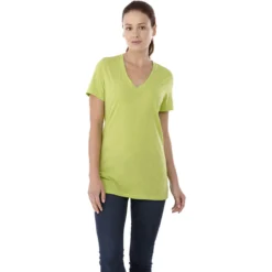 Elevate Women's Apple Heather Sarek V-Neck Short Sleeve Tee -Elevate TM97891 Apple Heather HTF
