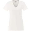 Elevate Women's White Sarek V-Neck Short Sleeve Tee