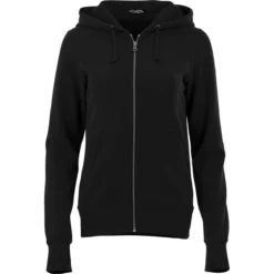 Elevate Women's Black Cypress Fleece Zip Hoody