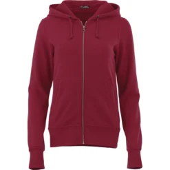 Elevate Women's Maroon Cypress Fleece Zip Hoody